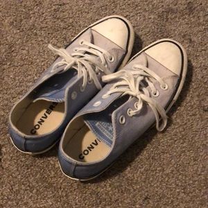 Faded blue converse